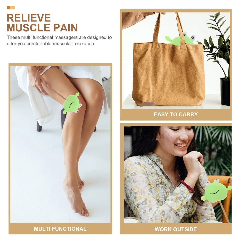 2 Pcs Knock Back Stick Child Scratcher Massager Hammer Knocking Body Massagers