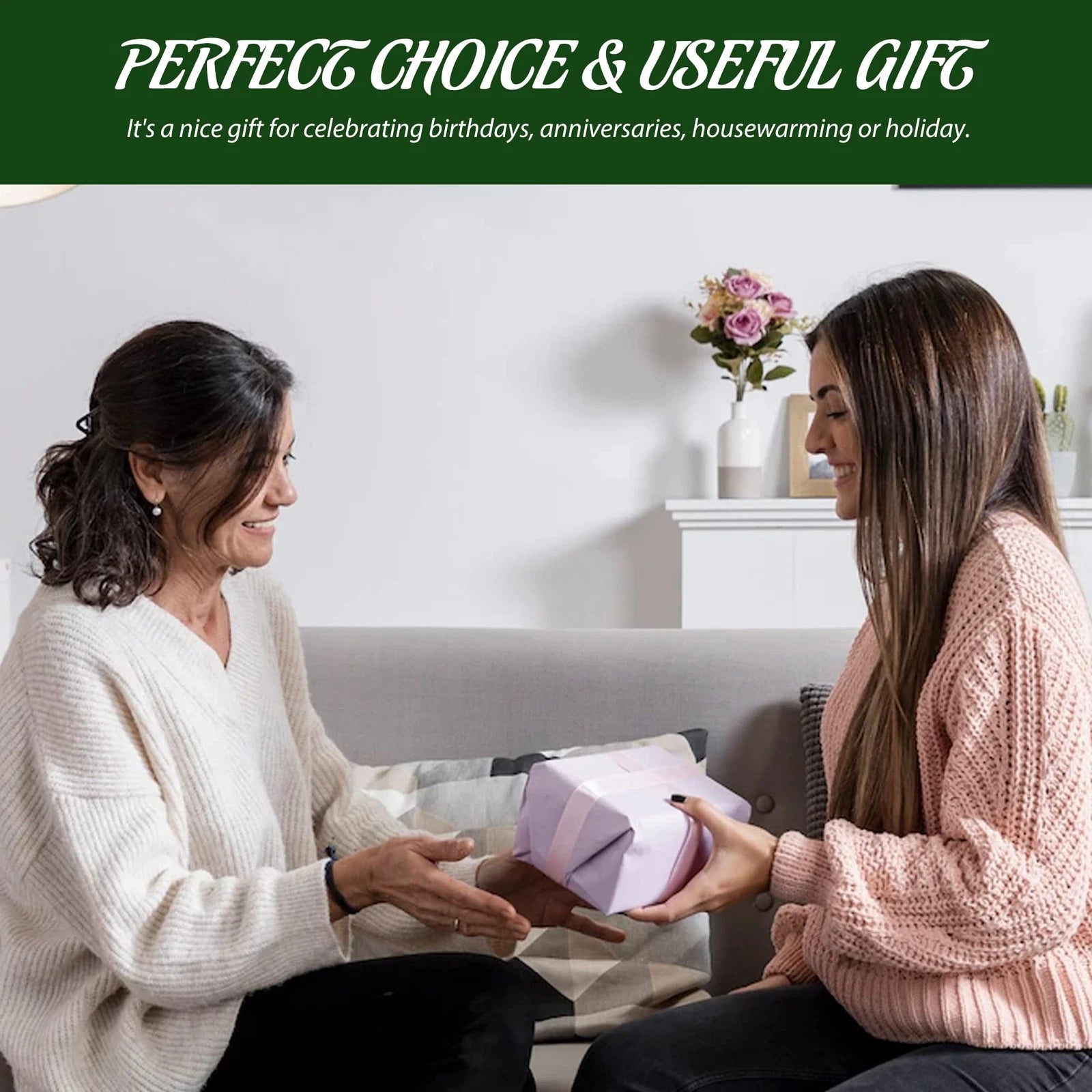 2 Pack Wooden Bamboo Back Scratcher Body Relaxation Massager for Itch Relief