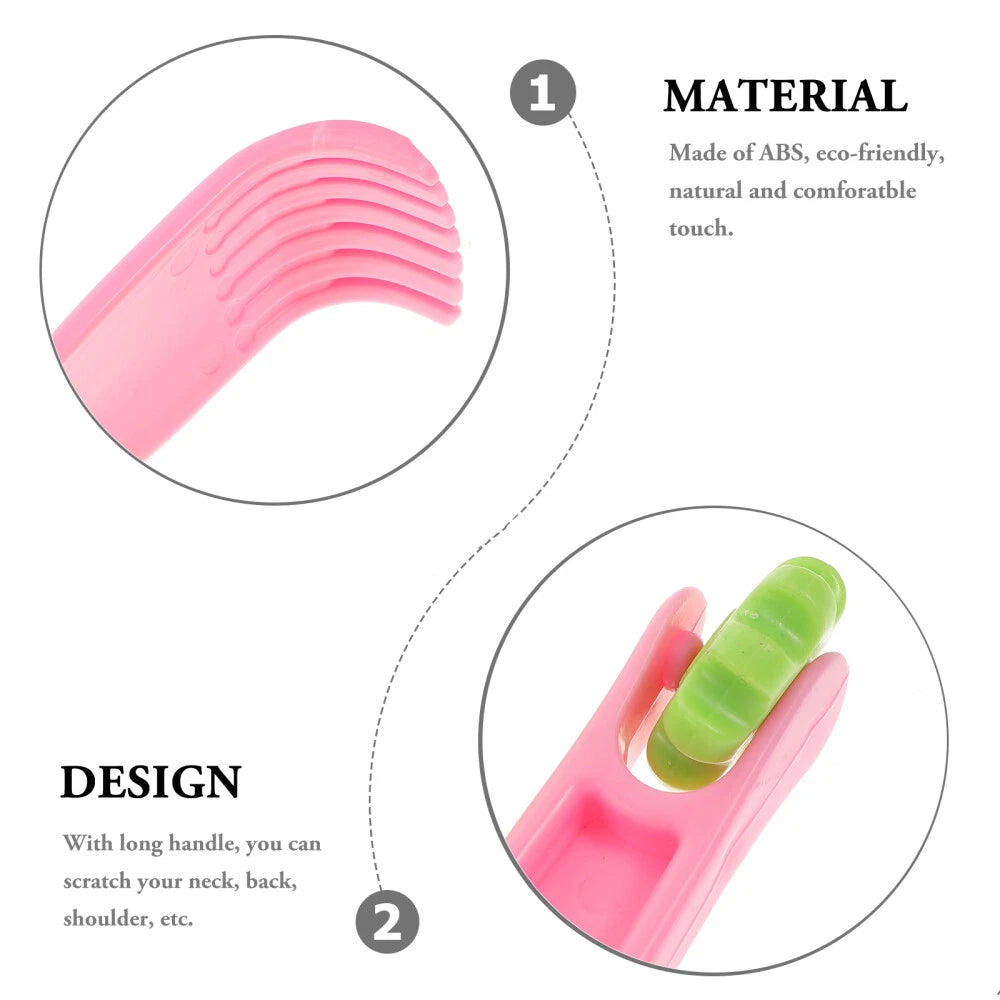 2 Pcs Itch Rake Massager Man Travel Telescopic Back Scratcher Hand Long