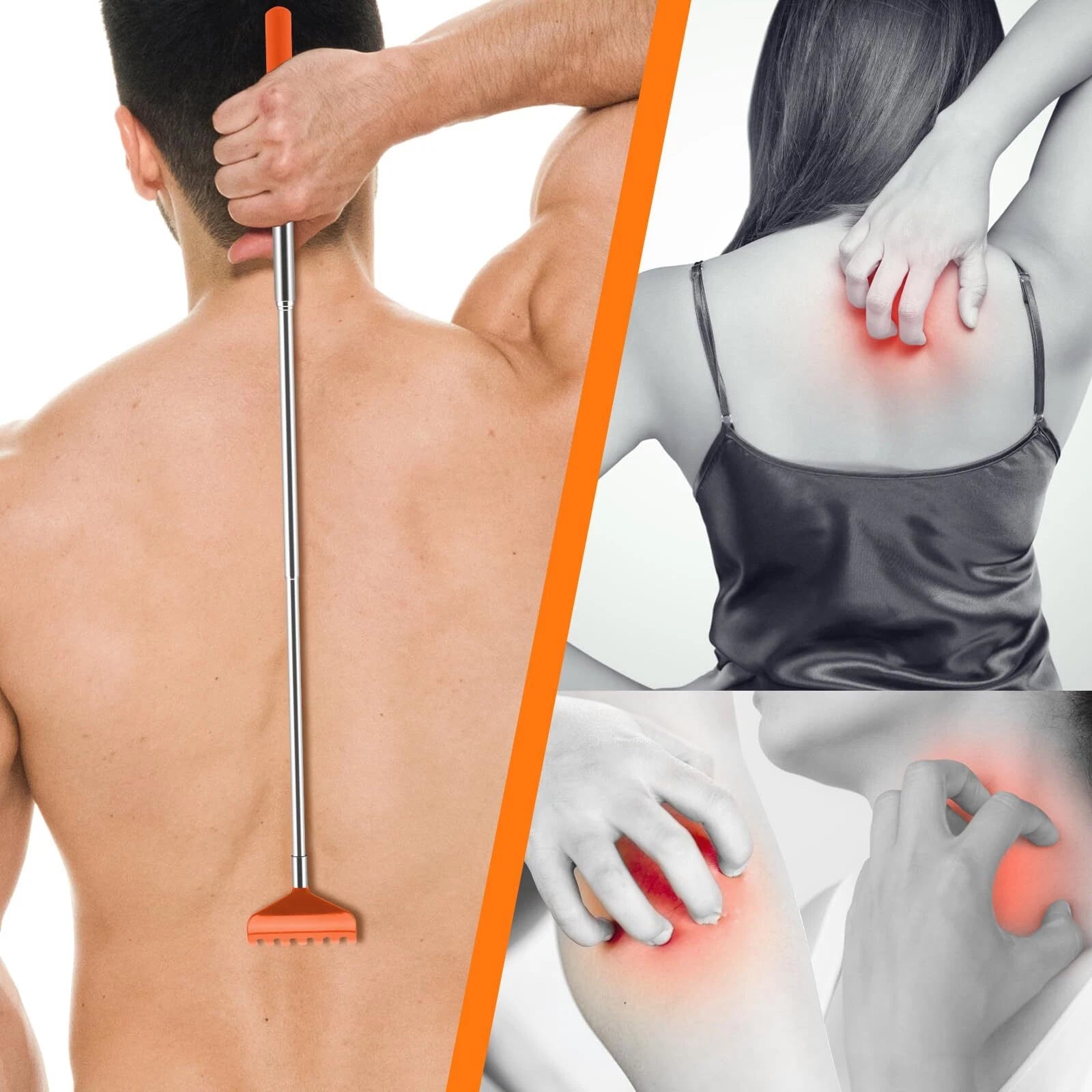 6 Pack Back Scratcher, Small Funny Gifts, Stocking Stuffers for Women Men