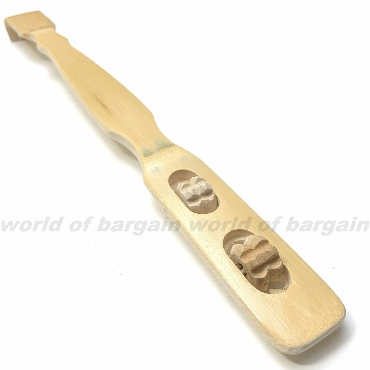18" inch BACK SCRATCHER Itch Reliever Relaxing Bamboo Claw Wood Massager Rollers