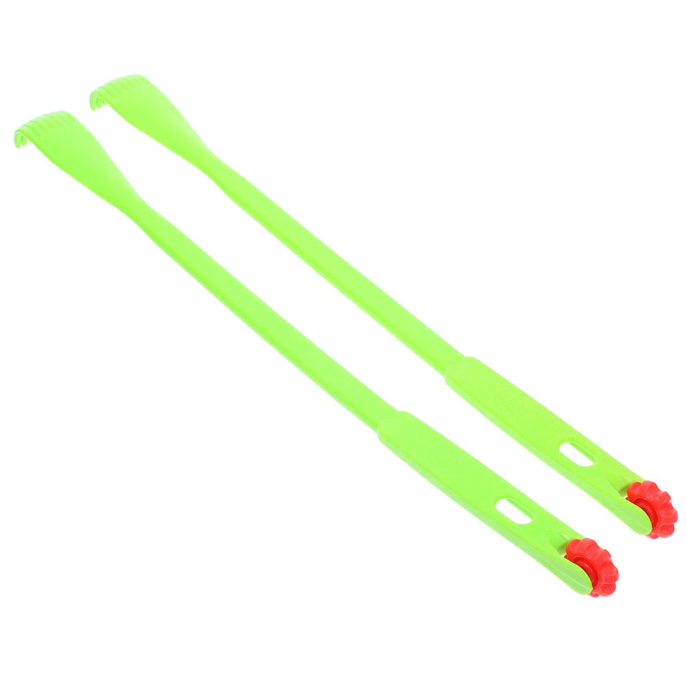 2 Pcs Itch Rake Massager Man Travel Telescopic Back Scratcher Hand Long