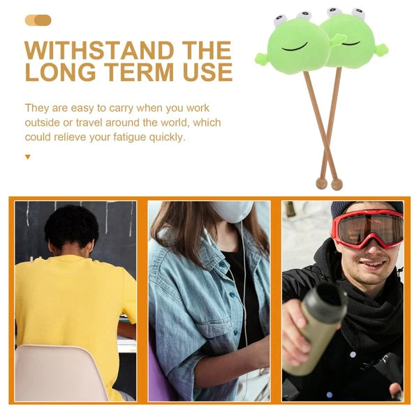 2 Pcs Knock Back Stick Child Scratcher Massager Hammer Knocking Body Massagers