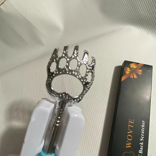 WOVTE 2PC Back Scratcher Portable Extendable Bear Claw Telescopic Hand Massager