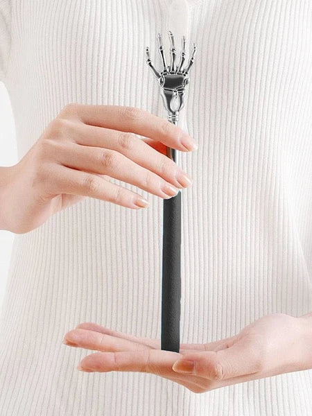 1X EAGLE CLAW BACK SCRATCHER Metal Extendable Metal Massager Telescopic Portable