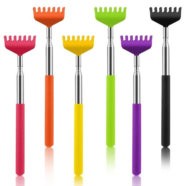 6 Pack Telescopic Back Scratcher Portable Extendable Back Scratchers Massager