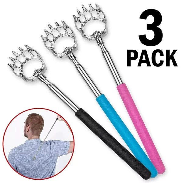 Bear Claw Telescopic Metal Back Scratcher Back Extendable Massager Gift 3X