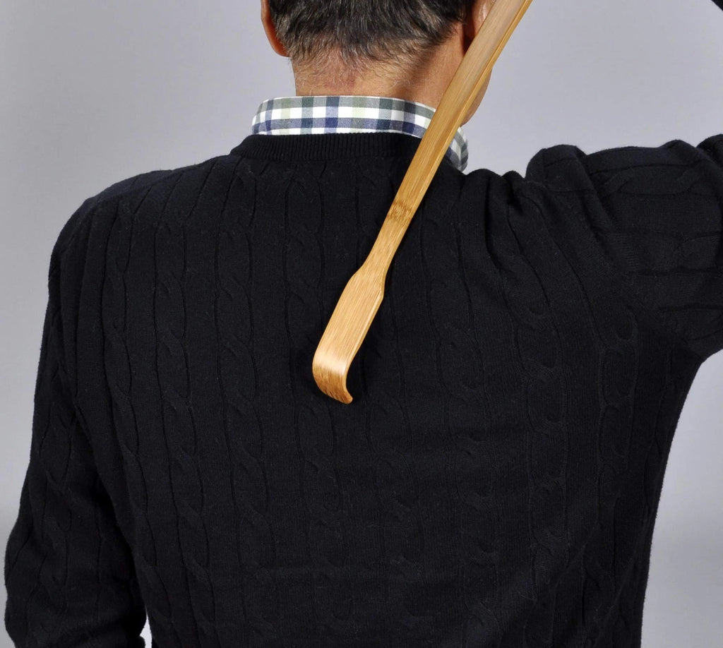 Japanese Mago no Te Bamboo Back Scratcher 18" Sakai Handheld Itch Relief Tool