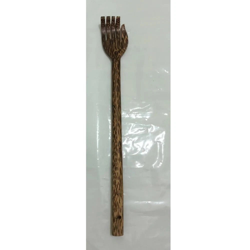 Back Scratcher Palm Wood Handmade stick Itchy Thai Body Massager wooden 40 cm