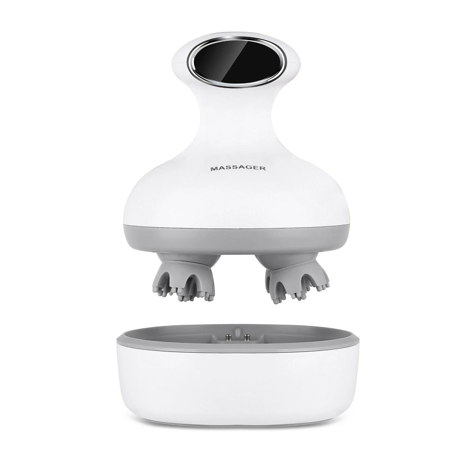 Electric Scalp Head Scratcher Portable Head Massager Waterproof Hair 3D Kneading