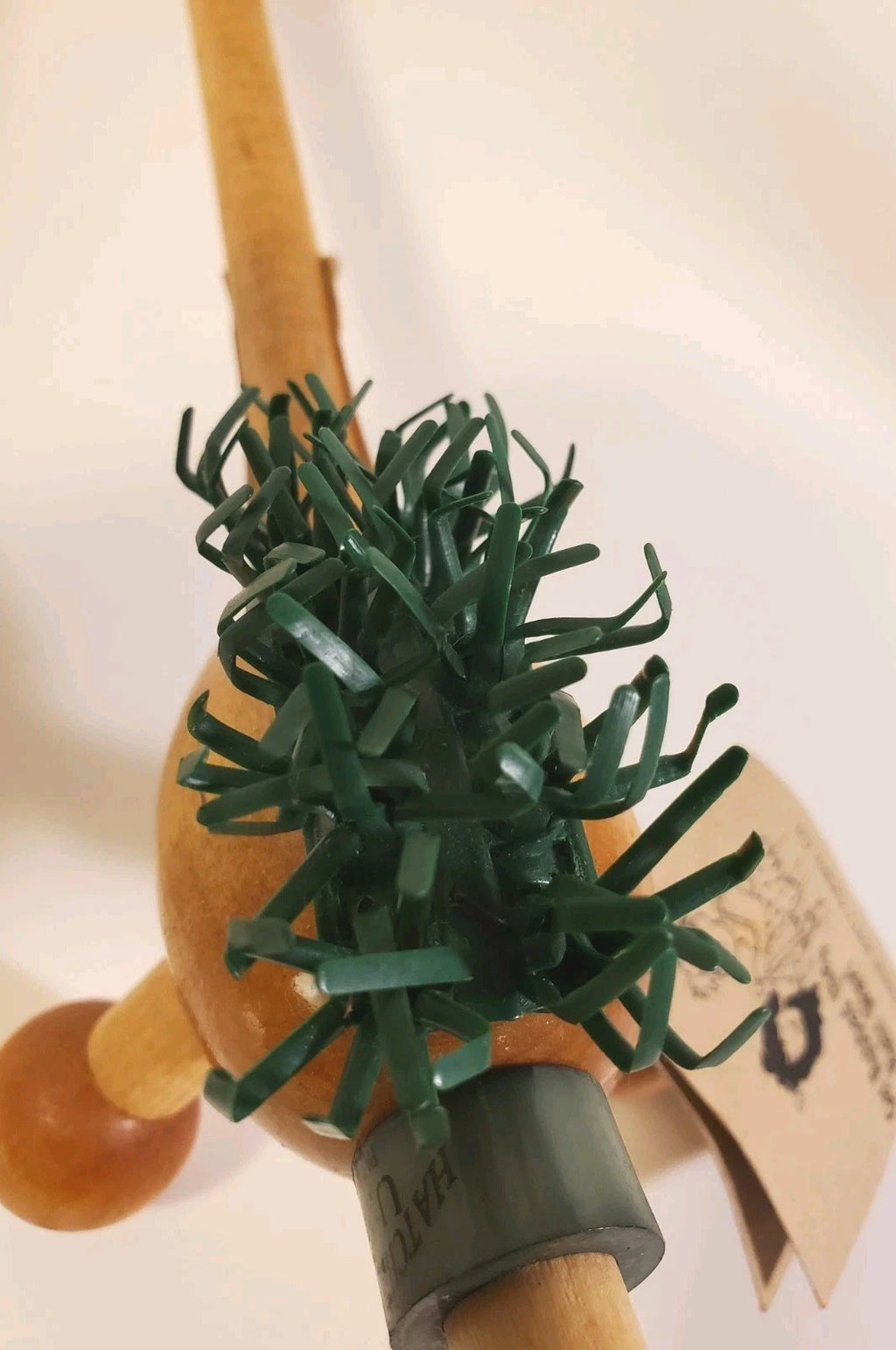 Back Scratcher & Massager 16" Wood Plastic Bristles Fun Healthy Back Tool