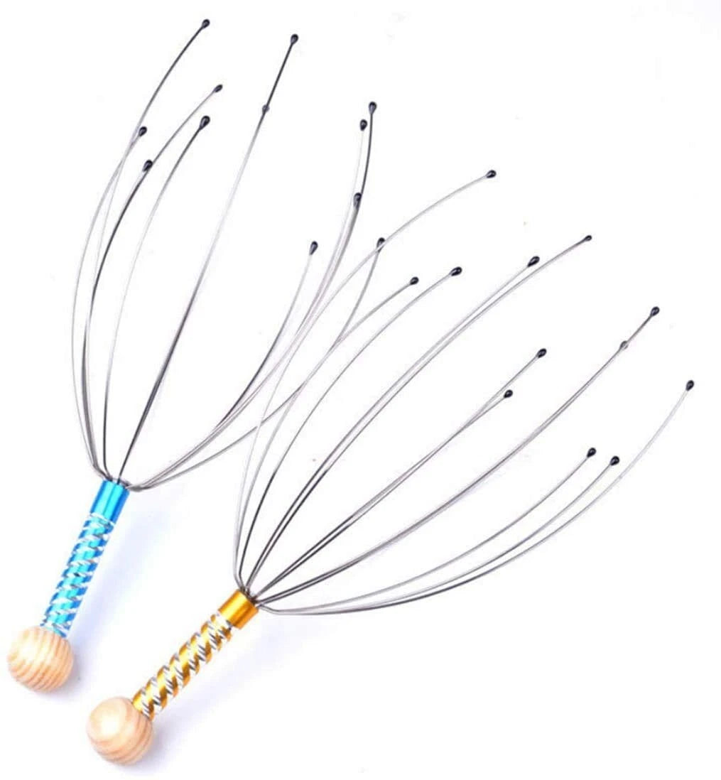 Scalp Massage Machine Head Massager Scalp Scratcher 12 Fingers pack of 2 piece