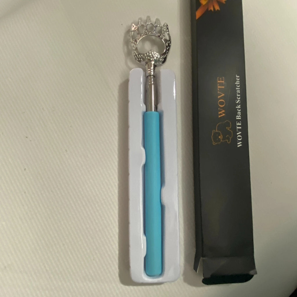 WOVTE 2PC Back Scratcher Portable Extendable Bear Claw Telescopic Hand Massager