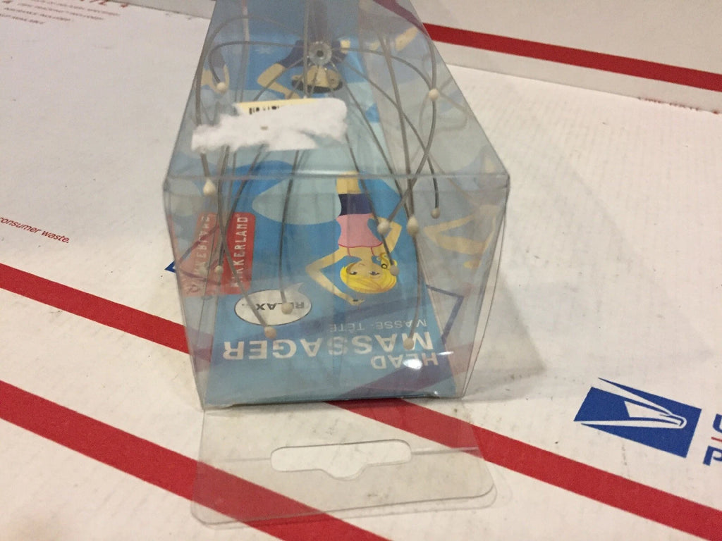 Kikkerland Purple Head Massager Scratcher  AR18-A - MASSE-TETE - Box