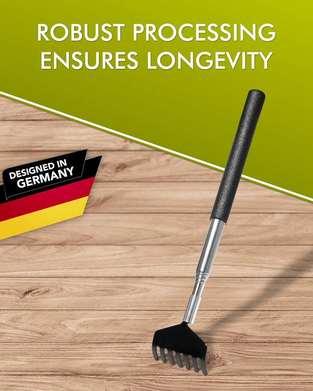 Back Scratcher (2 Pack) - Extendable Stainless Steel Scratching Tool for all