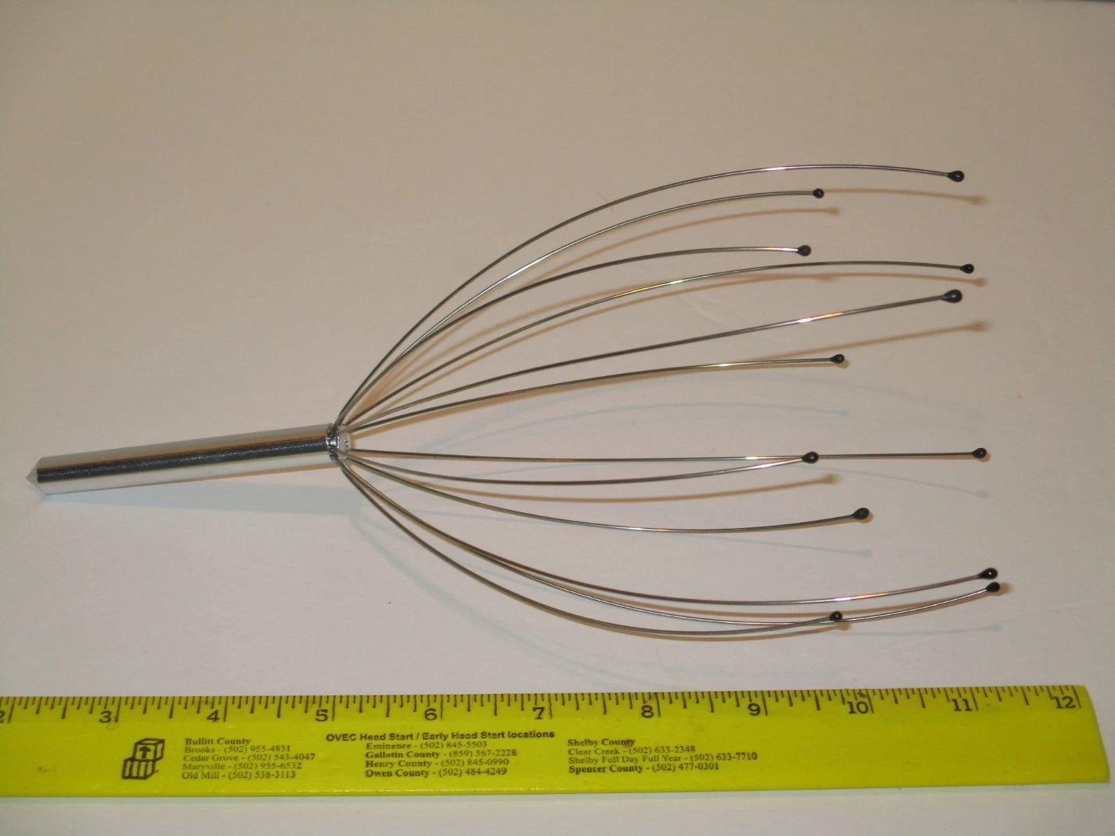 Hand Held Head & Scalp Massager - Octopus Style Scratcher Stress Relief Relaxing