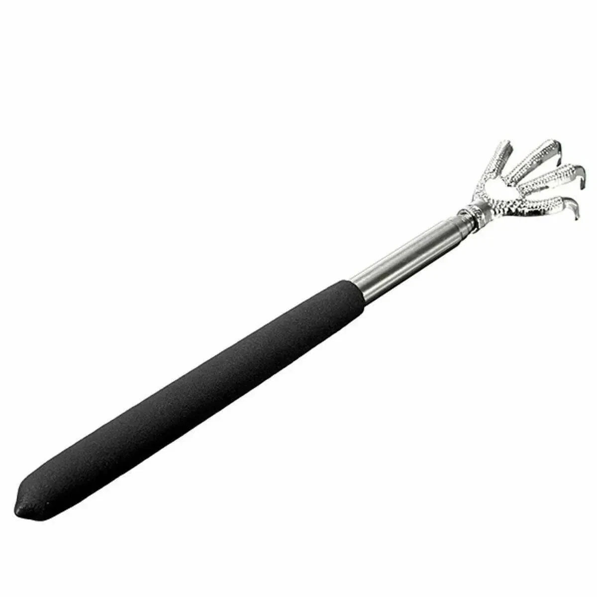 Extendable Back Scratcher Metal Telescopic Eagle Claw Portable Black Massager UK