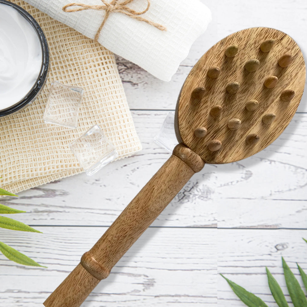 Set of 2 Wooden Back Scratchers, gift for him, gift for her, Handcarved Wood, UK