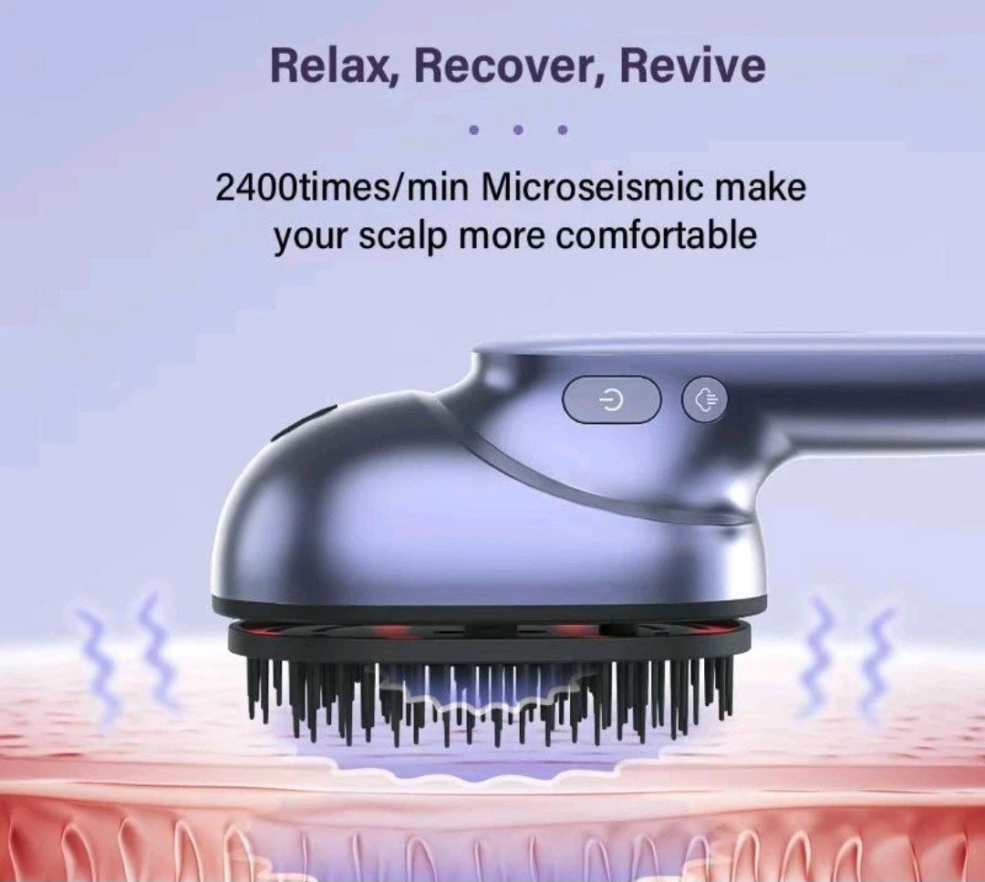 Electric Scalp Massager Head: Portable Scratcher Massager for Hair Growth,brush