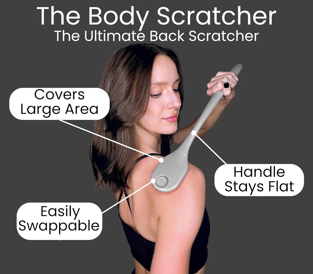 Back Scratcher, Scalp Massager, Back Massager, & Exfoliator Has Large Scratch,,