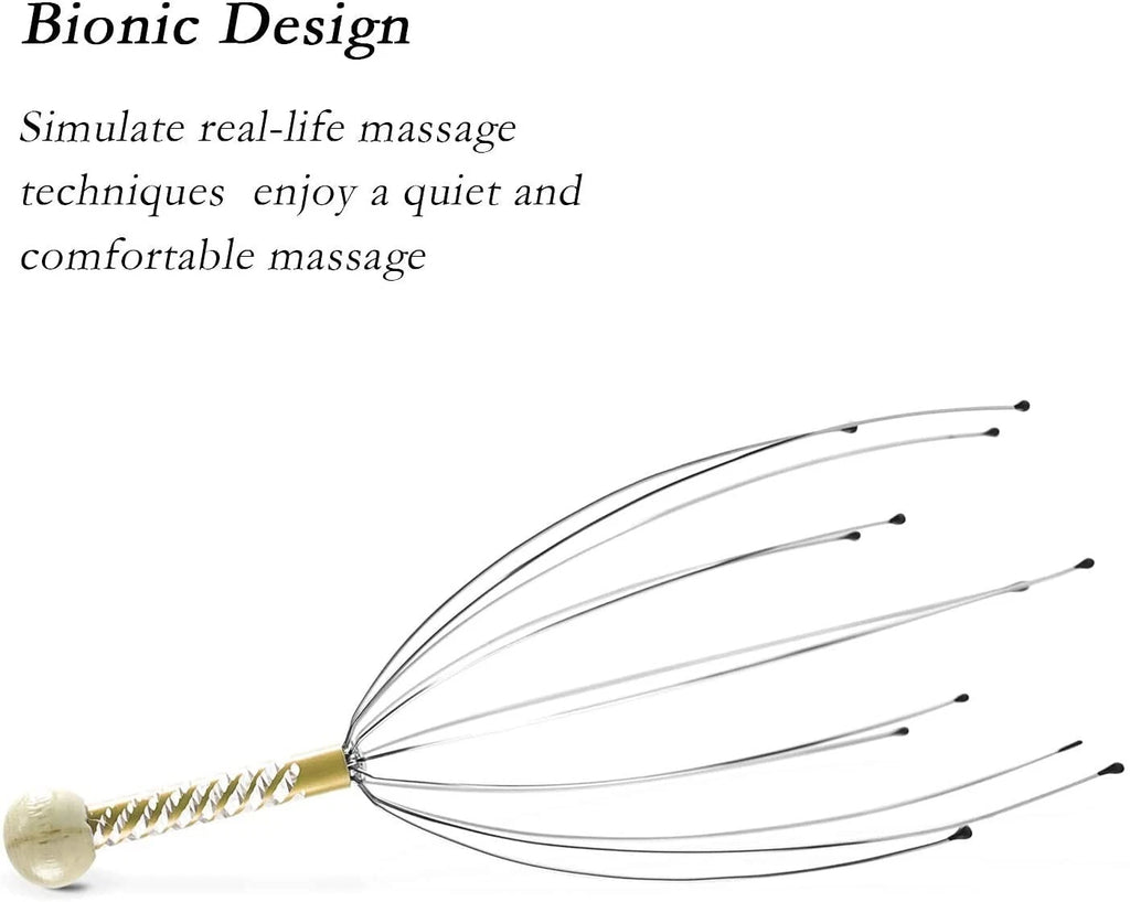 Scalp Massage Machine Head Massager Scalp Scratcher 12 Fingers pack of 2 piece