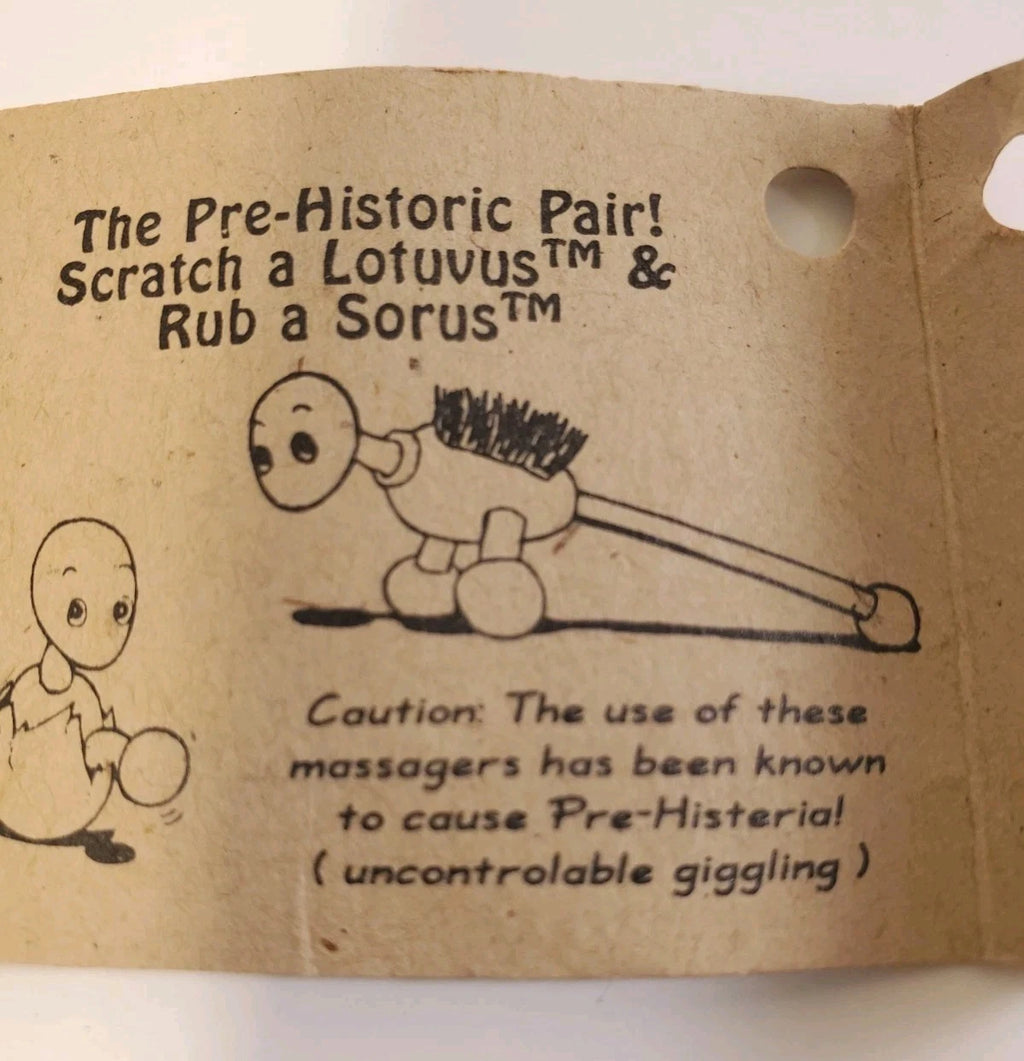 Back Scratcher & Massager 16" Wood Plastic Bristles Fun Healthy Back Tool