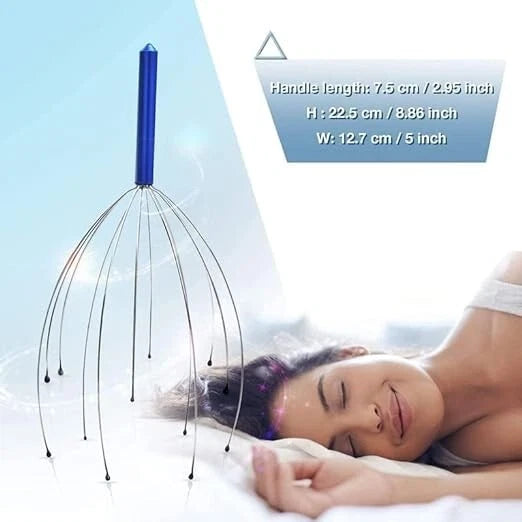 Hair Scalp Manual Massager Head massager Scalp Scratcher 12 Finger Body Relaxing