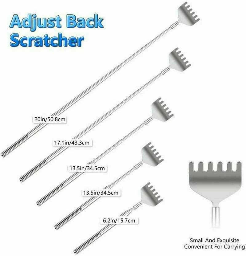 Back Scratcher Claw Telescopic Portable Extendable Massage Tools Massager UK