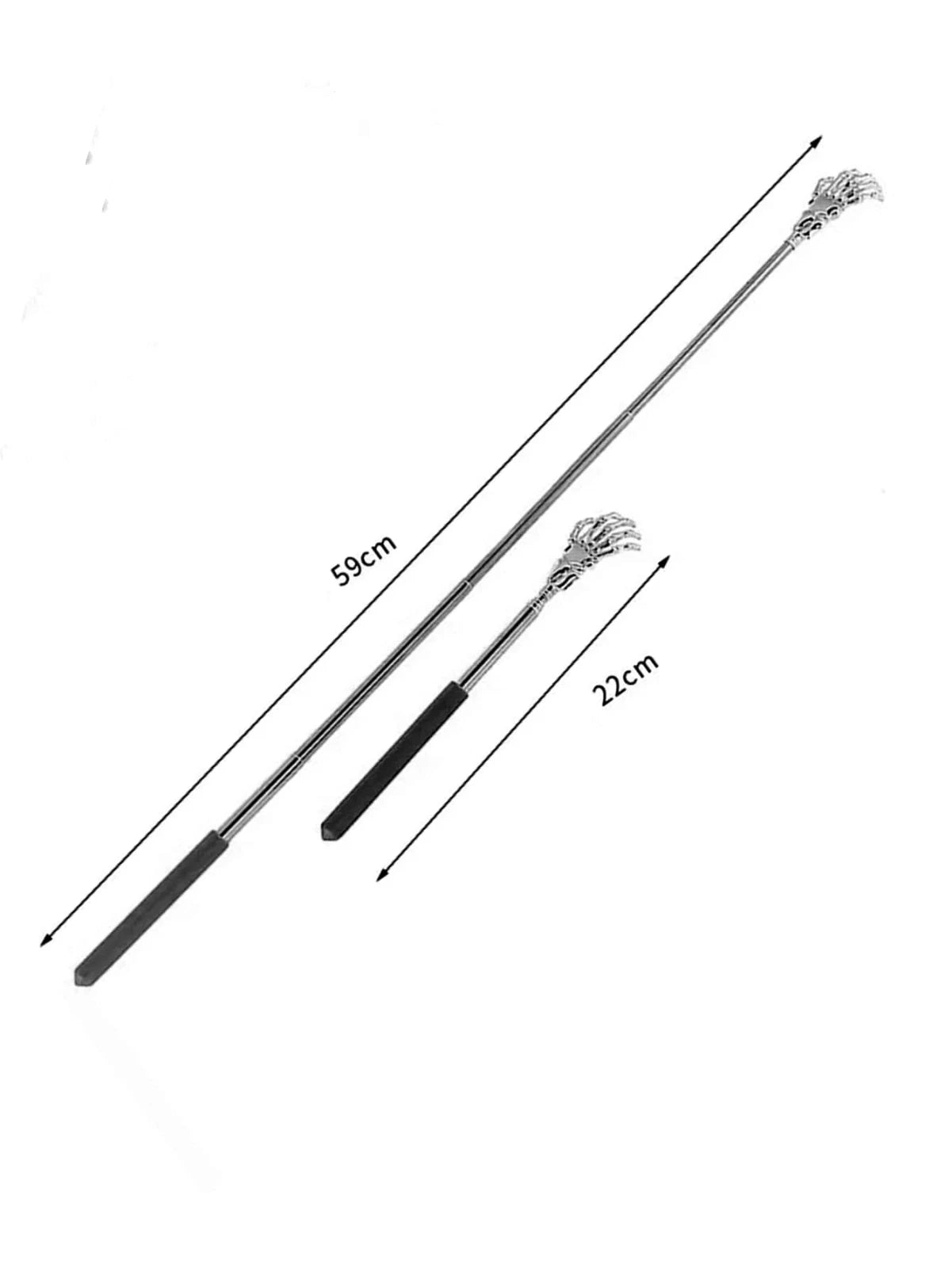 1X EAGLE CLAW BACK SCRATCHER Metal Extendable Metal Massager Telescopic Portable
