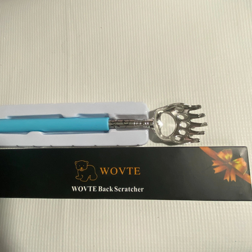 WOVTE 2PC Back Scratcher Portable Extendable Bear Claw Telescopic Hand Massager
