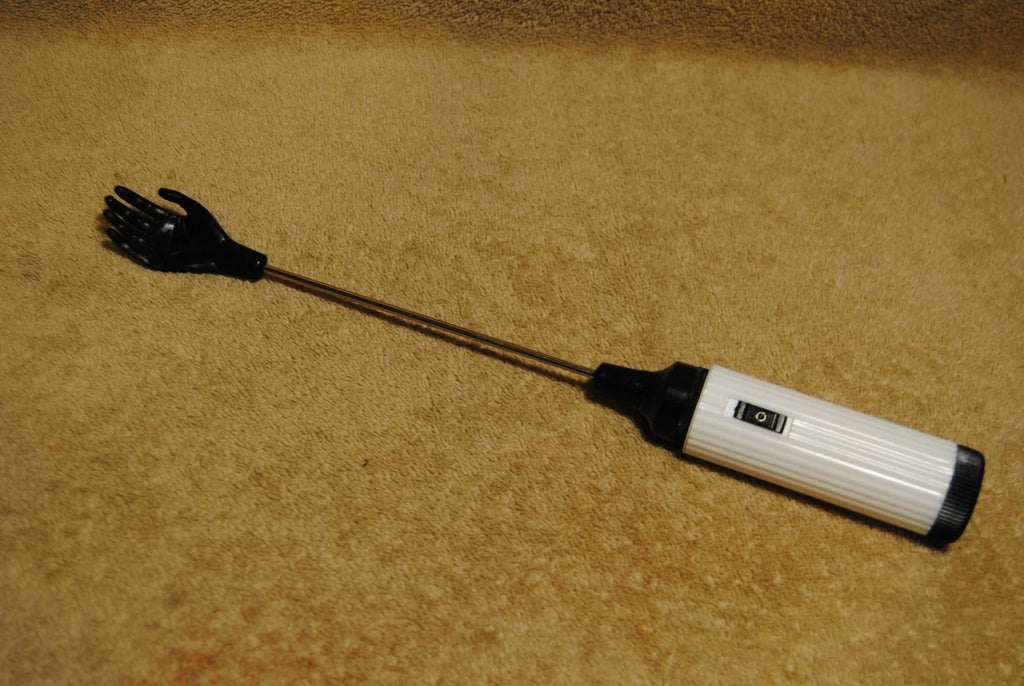 Vintage 1982 Back Scratcher Hand with Exclusive Vibra-Massage No. 701862 w/Box