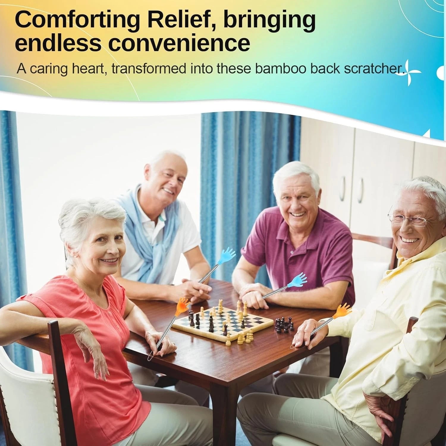 Comfortable Hand-Shaped Back Scratchers in Bulk - 100 Pcs for Itching Relief