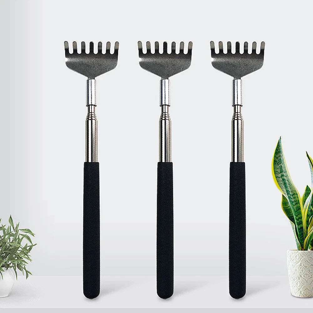 Retractable Back Scratcher Anti Itching Scratch Resistant Stainless Steel