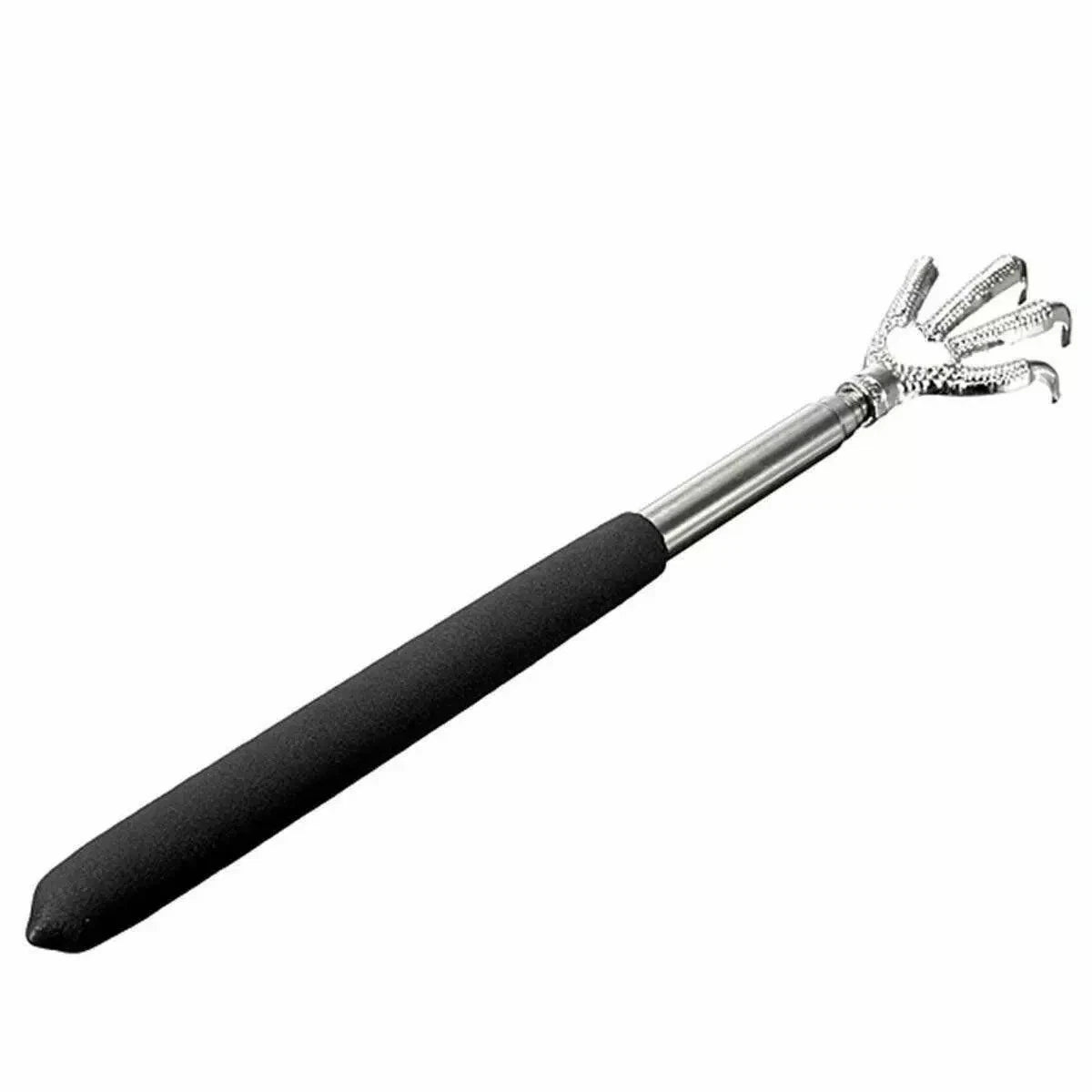 EAGLE CLAW METAL BACK SCRATCHER BLACK TELESCOPIC EXTENDABLE MASSAGER UK STOCK