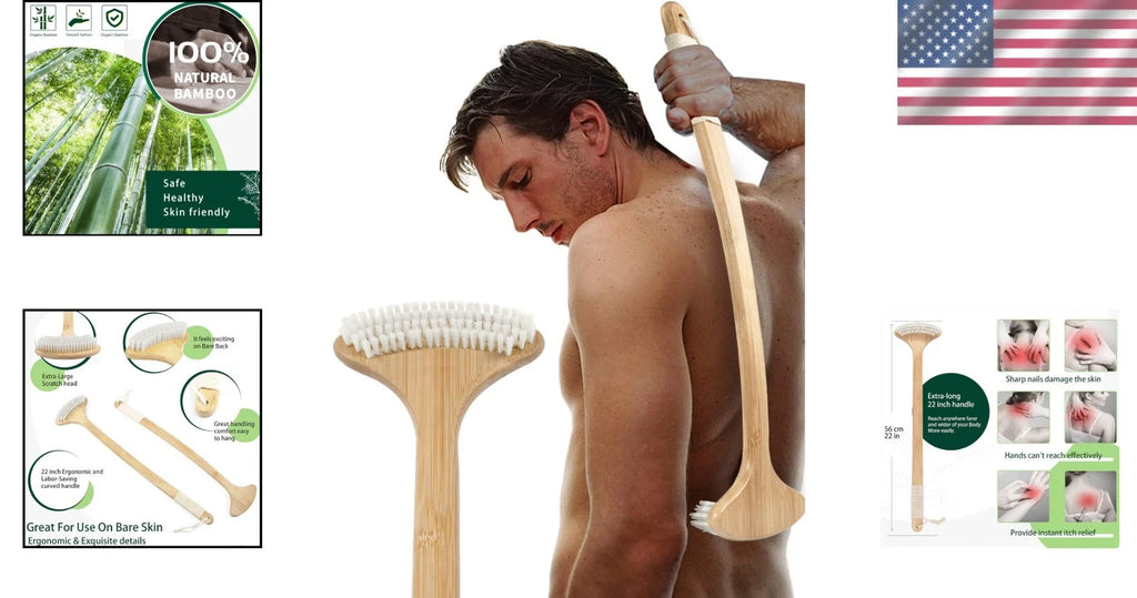 Ergonomic Back Scratcher with Cotton-Wrapped Handle, Perfect Gift for All
