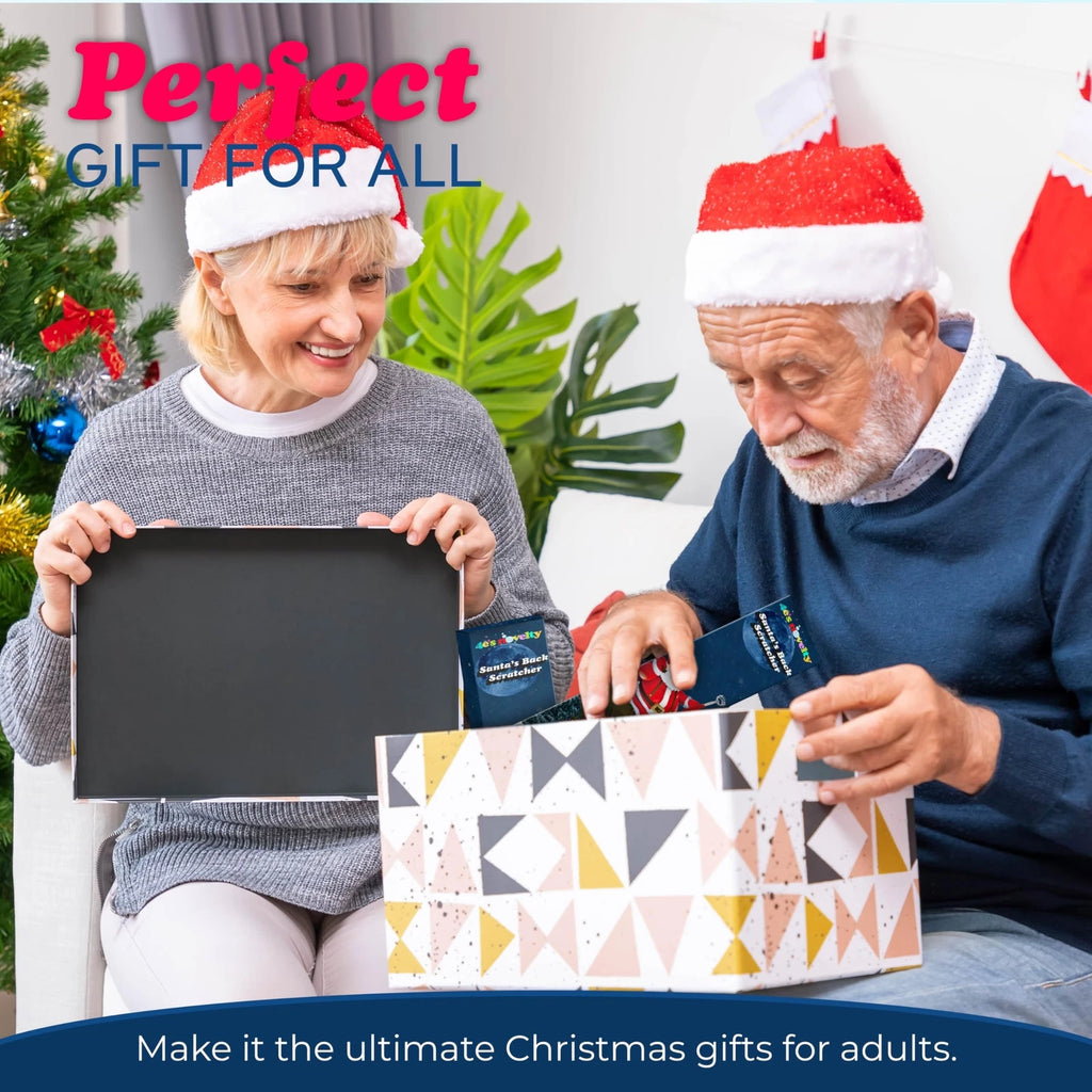 4E's Novelty 2 Extendable Santa Back Scratchers - Christmas Stocking Stuffers