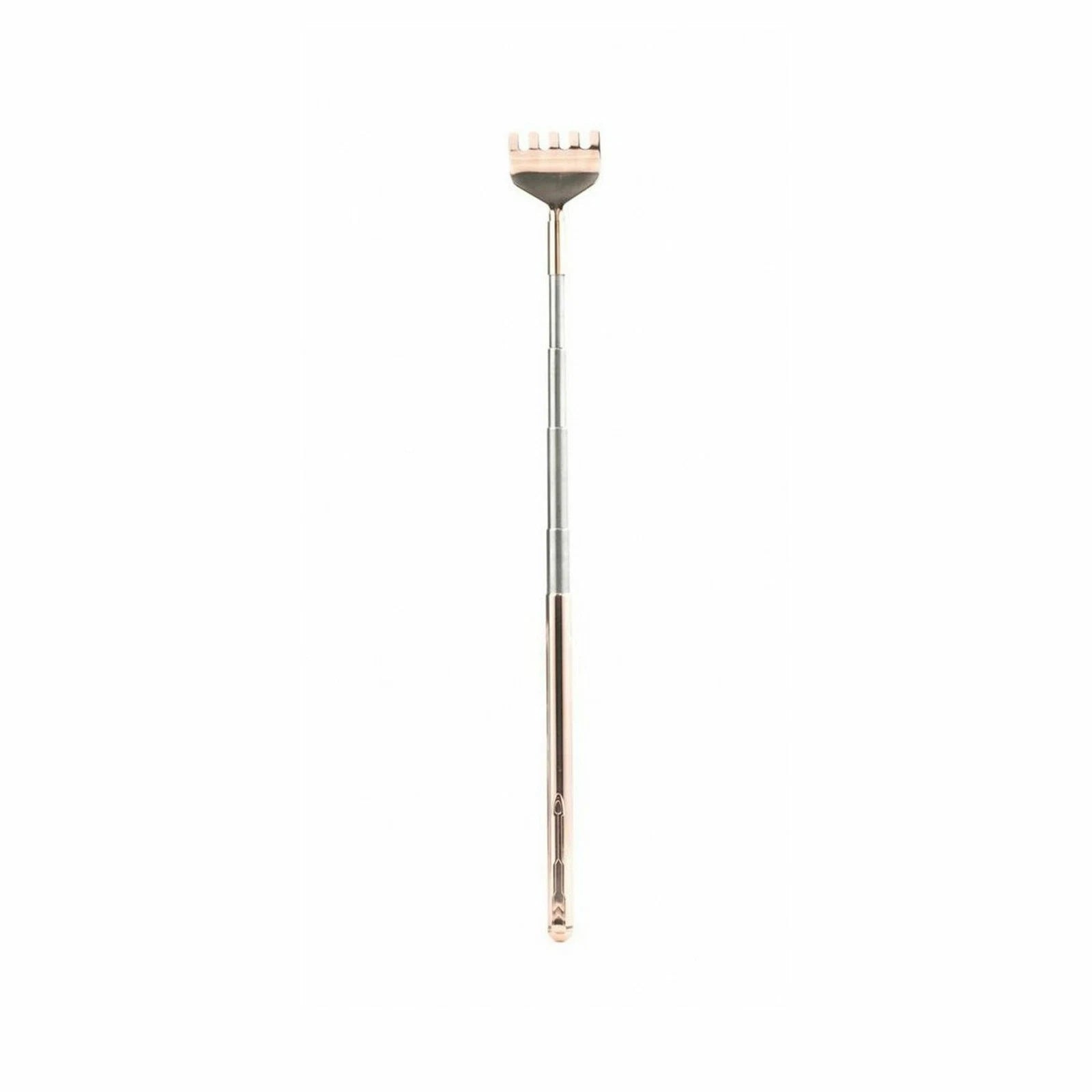 Kikkerland Extendable Copper Back Scratcher Telescopic Handle Portable Gift Idea