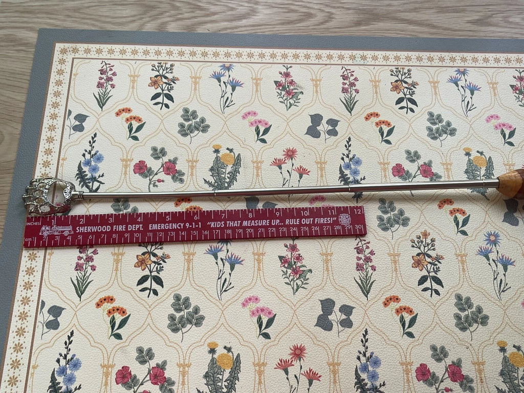 Metal Animal Bear Claw Back Scratcher w/ Wooden Handle 24"