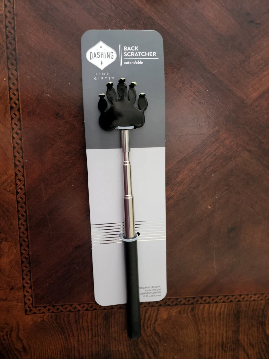 ORIGINAL Black BEAR CLAW Telescopic Back Scratcher Massager Extends to 27"