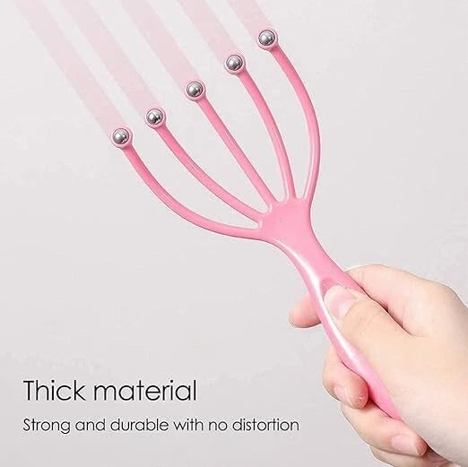 Head Massager 5 Roller Balls Prongs Scratcher Deep Relaxation,Head Scalp Massage