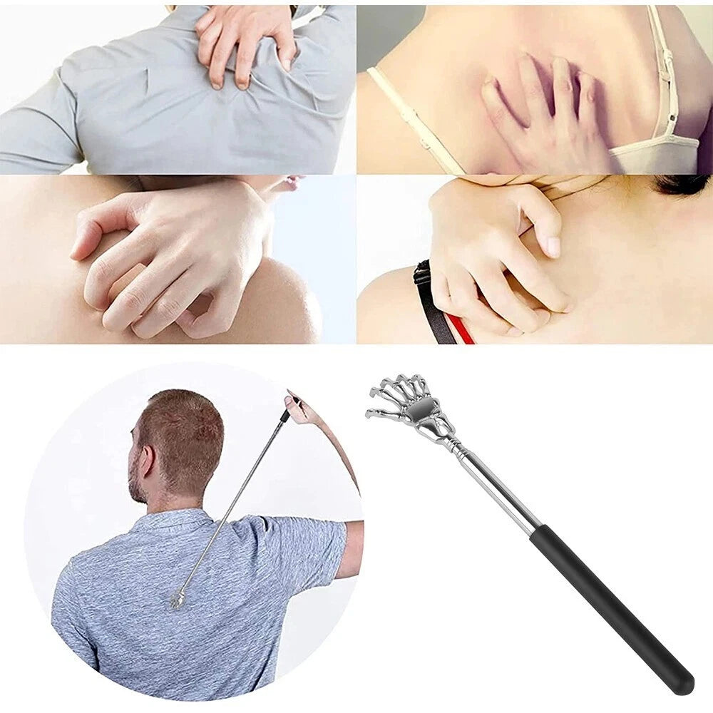 Extendable Back Scratcher Metal Claw Telescoping Backscratcher Massager Extend