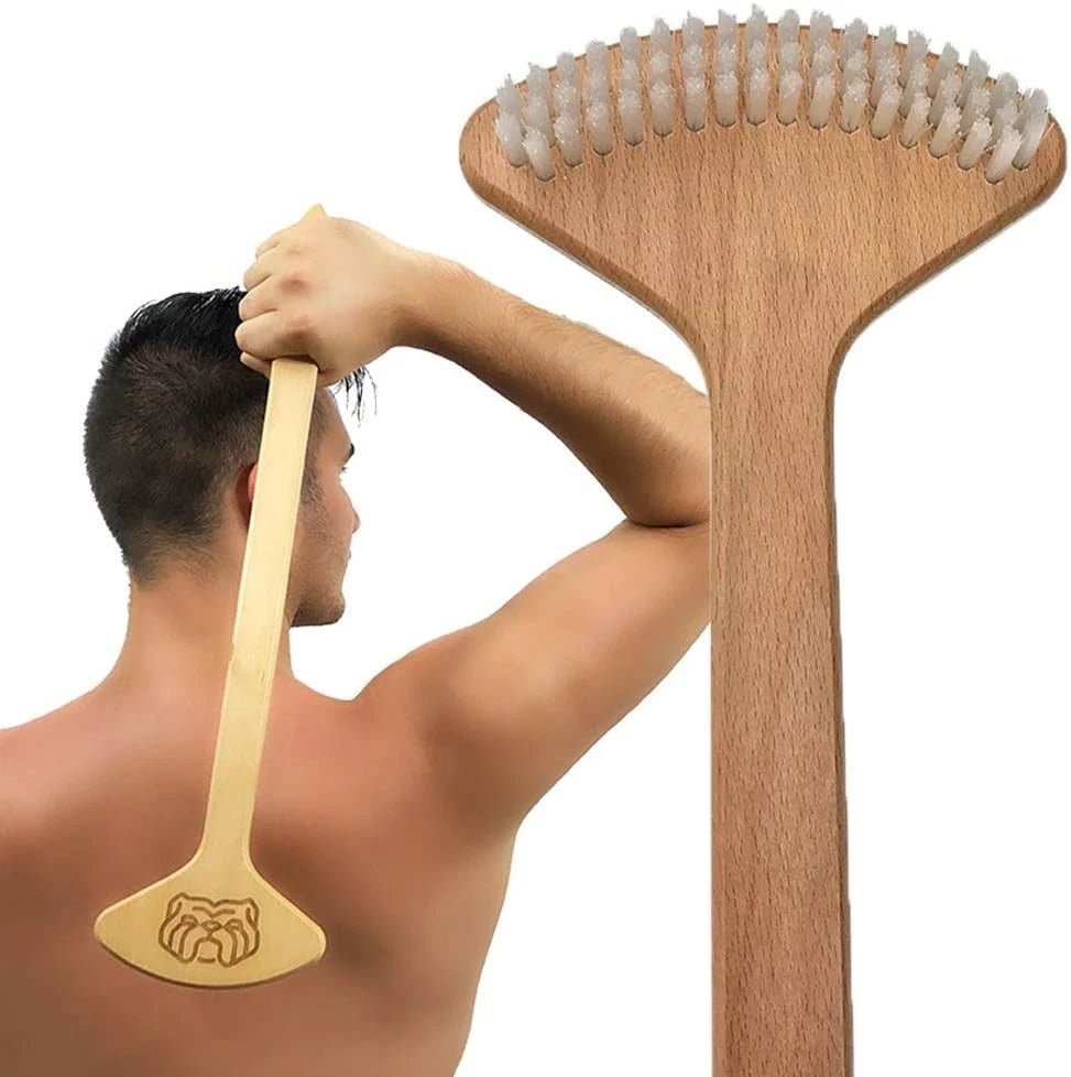 Innovative Back Scratcher with Humane Nylon Bristles for Safe Sensory Pleasure