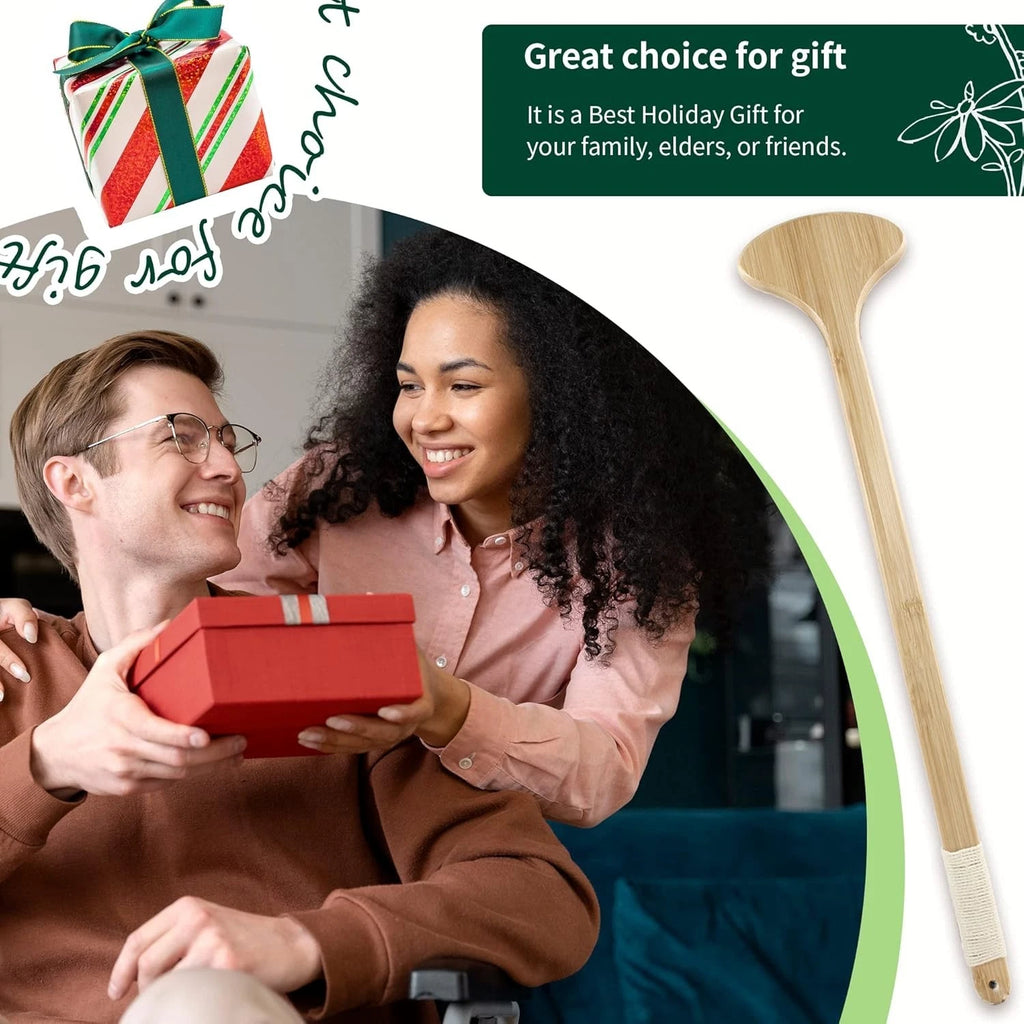 Ergonomic Back Scratcher with Cotton-Wrapped Handle, Perfect Gift for All