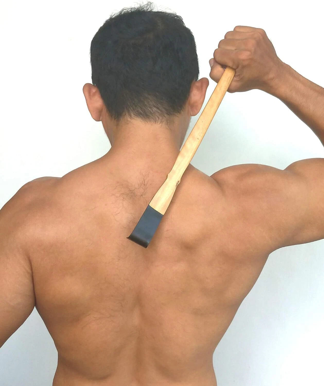 Generic Feels Like Fingernails Buffalo Horn Back Scratcher by Nesha, Wood