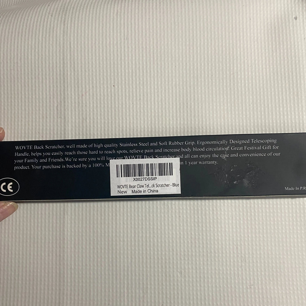 WOVTE 2PC Back Scratcher Portable Extendable Bear Claw Telescopic Hand Massager