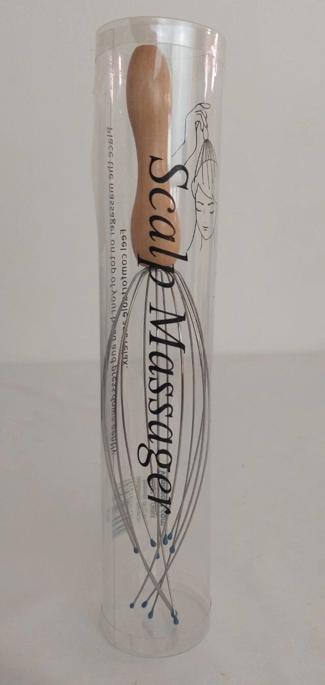 Head Massager Scratcher Neck Massage Scalp Relax Calm Stress Relief