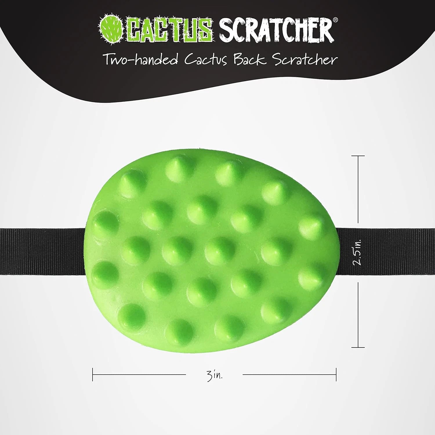 Mini Back Scratcher for Itching Relief, 2-Sides with Aggressive & Soft Spikes, L