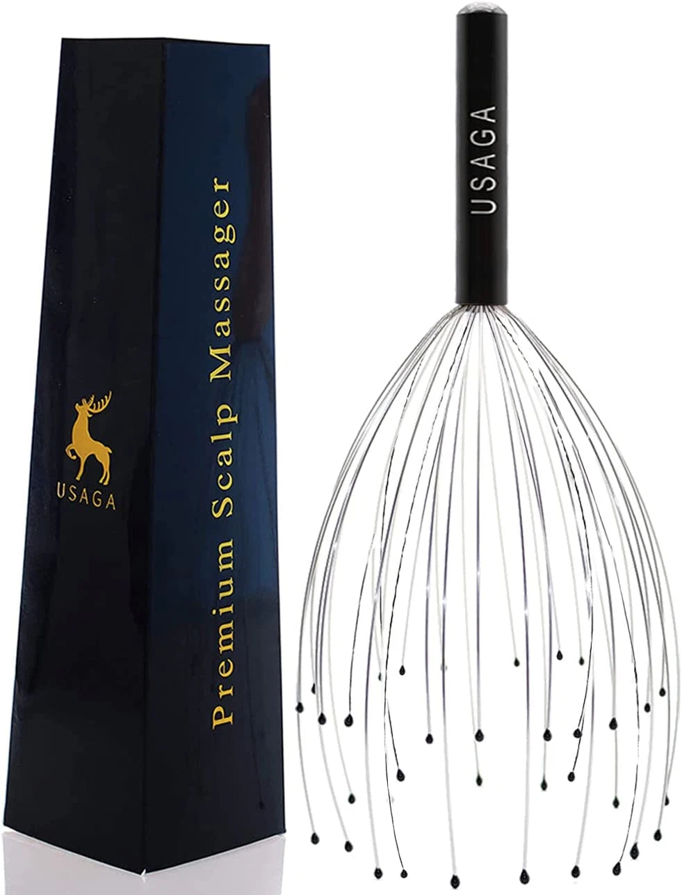 USAGA 36 Fingers Head Massager Scalp Massager Head Scratcher for Scalp Body Rela