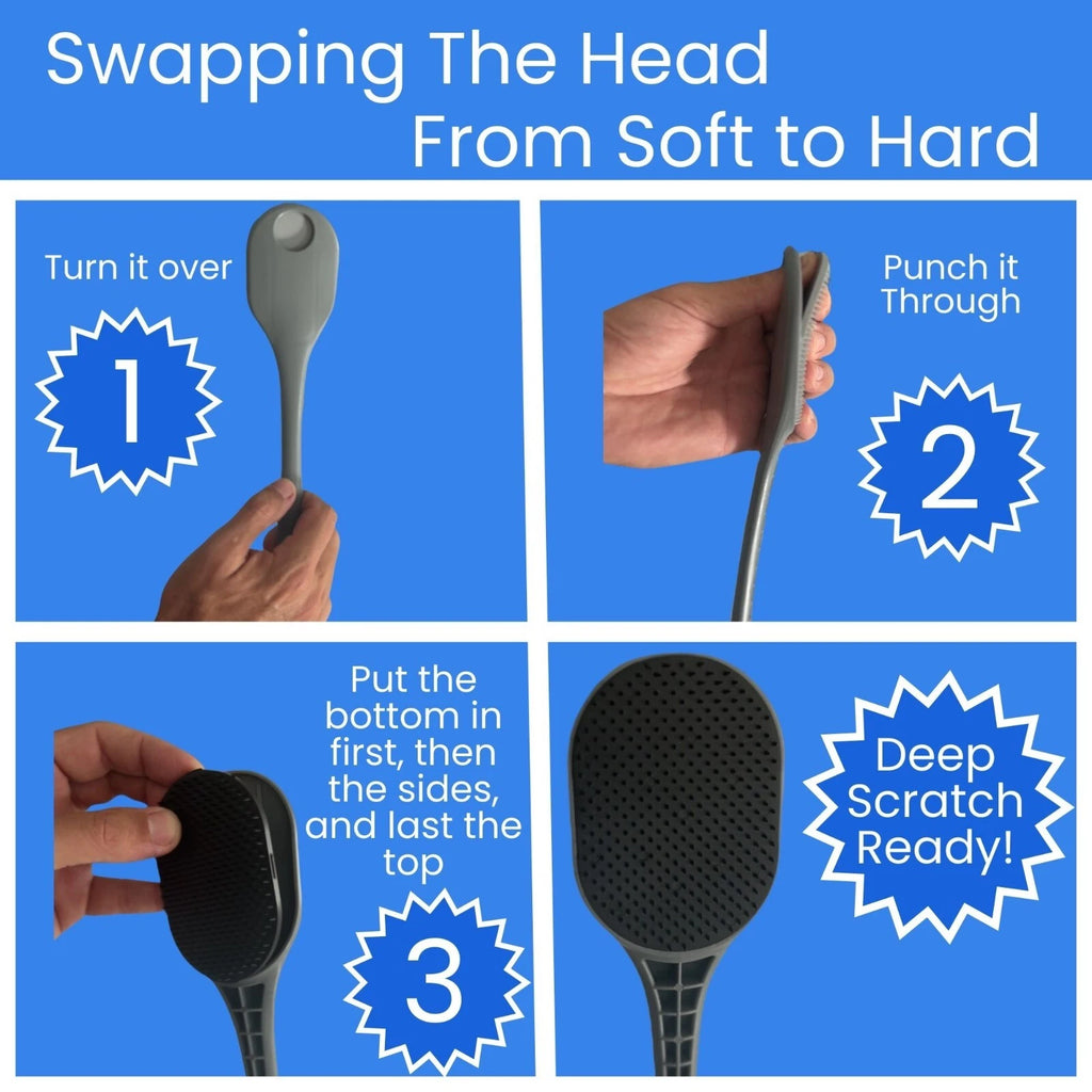 The Ultimate Back Scratcher, Scalp Massager, Back Massager, & Exfoliator