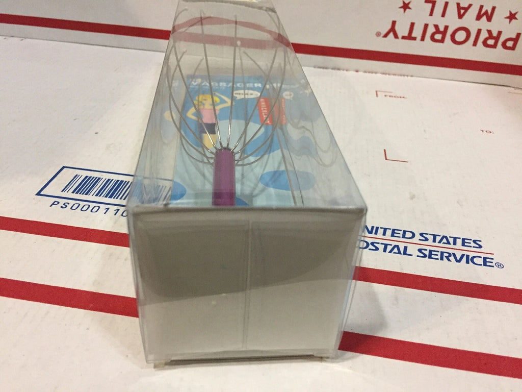 Kikkerland Purple Head Massager Scratcher  AR18-A - MASSE-TETE - Box